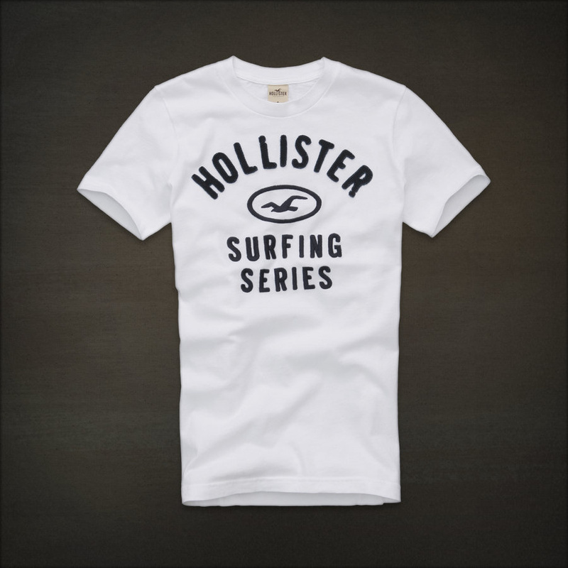 Hollister Hombres De Cuello Redondo Corto Remera HCO3964